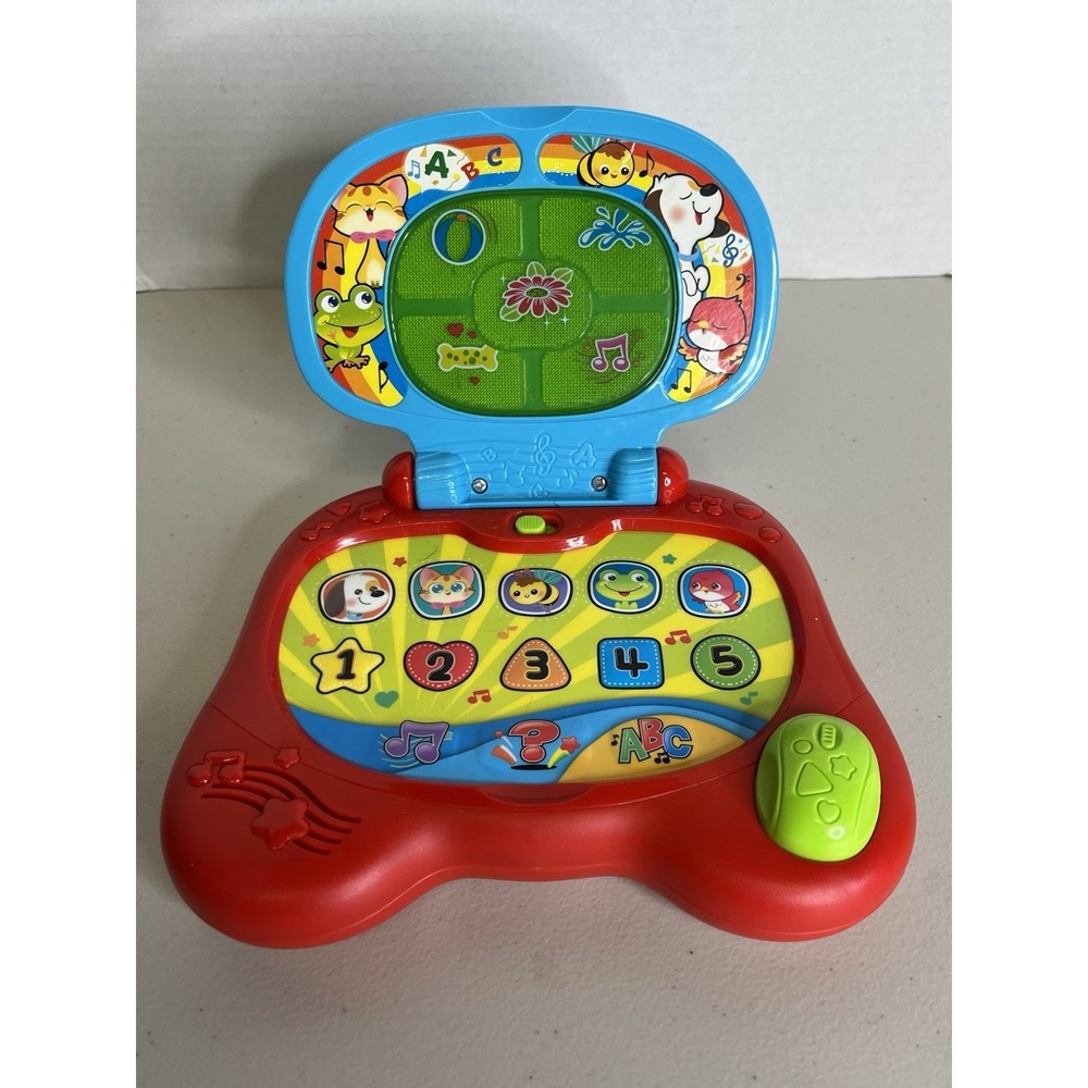 VTech Baby Learning Laptop Interactive Educational Toy Lights Sounds Tested